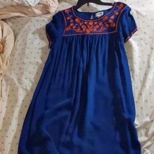 Blue/ Orange Old Navy Dress